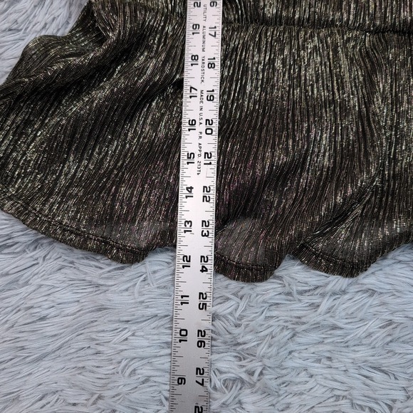 Simply Vera‎ Verawang Shirt Womens XL Gold Blouse Sparkly Evening Career New - Picture 4 of 11